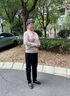 恒源祥红色毛衣中年妈妈冬装100%纯羊毛衫女中老年人女装衣服针织衫上衣 14驼色 XL 【建议115-130斤】 实拍图