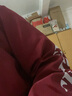 窈嘉冬季加绒罩衣成人长袖大褂厨房时尚家用防水防油围裙外套工作服 加绒-时尚红色ZH01 量体定制 【男女通用】 实拍图