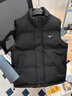 断码新款羽绒服马甲男女同款潮牌大码保暖情侣棉马夹坎肩百搭外套 黑色白鸭绒 2XL 适合120到140斤穿男女同款 实拍图