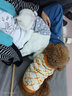 华元宠具（hoopet）猫咪衣服防掉毛秋冬无袖毛衣狗狗衣服冬季保暖宠物德文猫两脚衣 【猫狗通用】两脚无袖保暖黄毛衣 XL：胸围49cm（建议10-14斤） 实拍图