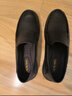 奥康官方男鞋四季通用款男士时尚商务休闲羊皮鞋百搭套脚柔软舒适鞋 黑色 39 实拍图
