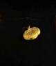 周大福儿童宝宝百福长命锁黄金吊坠(工费160)约4.2g EOF98 实拍图