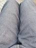 啄木鸟2025新款牛仔裤男春秋季休闲弹力男士厚款宽松直筒百搭长裤子男装 009黑灰加绒+009蓝灰加绒 31 实拍图