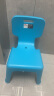 禧天龙塑料凳子家用休闲椅子加厚防滑凳板凳靠背凳换鞋凳D-2049蓝色 实拍图
