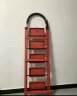 星奇堡 家用梯子工程梯折叠多功能人字梯伸缩室内加厚两用梯子 加厚五步梯-红色 实拍图
