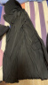 拉夏贝尔（La Chapelle）特大码300斤防晒衣女防紫外线长款全身透气连帽运动风衣外套薄 黑色 3XL码(建议160-200斤) 晒单实拍图