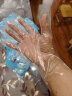 光明 检查手套100只/袋 加厚一次性聚乙烯PE手套医用家用美容薄膜卫生透明手套 10袋 晒单实拍图