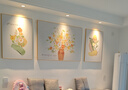 猫九酱奶油风小清新花卉客厅装饰画简约现代三联画高级感沙发背景墙挂画 实拍图