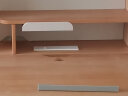 京东京造儿童学习桌椅 儿童书桌椅套装 榉木三层学习桌 写字桌 1.2m粉 实拍图
