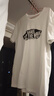 VANS范斯官方 男女情侣短袖T恤夏季滑板LOGO经典款白黑出游好物 白色 XL 实拍图