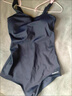 迪卡侬（DECATHLON）泳衣女连体三角抗氯游泳服显瘦大码泳装泡温泉深蓝4230020 实拍图