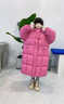 G.DUCKKIDS童装女童羽绒服冬季2025新款儿童外套白鸭绒中长款连帽衣服小女孩 星星玫红色【高品质棉服】 120 尺码5~6岁【110-120cm】 实拍图