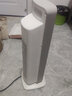 康佳（KONKA）取暖器家用暖风机立式电暖风热风机冷暖电暖气节能小太阳电暖器卧室办公室烤火炉 机械款（三档+摇头+旋钮操作)白色 实拍图
