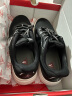 足力健老人鞋中老年透气散步鞋健康舒适轻便休闲男女鞋1313L 黑色 44 实拍图