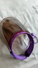诺芝萌空顶帽子 女士夏季遮阳帽 女士太阳帽 户外骑车遮脸发箍大檐帽子 紫色 头箍设计 实拍图