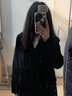 GARNUO灰色小西装外套女两件套装2025春秋新款小个子高级感宽松休闲西服 黑色套装【西装+裤子】 S 【101-110斤】 实拍图