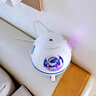 园洲绿加湿器净化器迷你可爱办公室桌面生日礼物女生实用伴手礼送女友男友老婆闺蜜实用毕业礼物送老师 【充电款】丁香紫-宇航员夜灯 实拍图