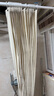未来式浴室折叠浴帘磁吸防水淋浴房隔断卫生间干湿分离隐形挡水帘免打孔 米白色双侧磁吸【帘+杆+挡水条】 适用宽度180-220 帘宽2.2米高2米 实拍图