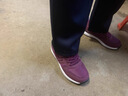 足力健艾爸爸足力健老人鞋女秋冬季加宽妈妈鞋爸爸鞋透气防滑软底中老年人 升级款A1666紫色（送袜子） 38 (240mm) 实拍图