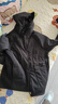 蕉下（beneunder）外套女气绒棉服中暖弹力连帽户外运动秋冬CL231漫暮黑M 实拍图