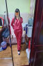 爱慕（Aimer）（Aimer）[涟涟有鱼 好事将近]情侣睡衣女家居服桑蚕丝红色套装 胭脂红YH7 165 晒单实拍图