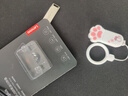 联想电脑u盘可爱猫爪情侣高速金属小巧便携优盘防水广场舞音响笔记本电脑u盘FAT32格式2.0手机电脑通用 可爱猫爪U盘带挂环 64GB 实拍图