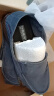 布舍元 青年休闲一脚蹬帆布鞋软底透气老北京布鞋男 01X-7215 蓝色 42  实拍图