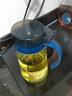 欣美雅 油壶玻璃油罐厨房家用油瓶装油容器酱油醋调料瓶醋壶油罐壶 星海蓝600毫升【发标签】 实拍图