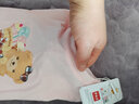 Classic Teddy儿童短袖t恤男女童夏季圆领上衣中小童装半袖衣服夏装 哈喽女织标短袖梦幻粉 100 实拍图