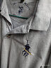 皮尔卡丹（pierre cardin）男装长袖t恤男士2024翻领宽松中年男装POLO 衫上衣服 A88灰色【高品质款】 L 【建议110-130斤】 实拍图