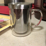 heisou泡茶杯茶水分离水杯子耐热玻璃带盖把手不锈钢过滤400mlKC801 实拍图