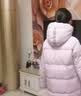 鸭鸭儿童羽绒服男女童新中长款过膝加厚青少年冬季中大童装外套HR 粉色 160 实拍图