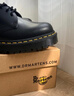 马丁（DR.MARTENS）1461 Bex夏季气质通勤光面皮黑色小厚底皮鞋单鞋 黑色 39 实拍图
