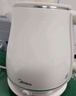 美的（Midea）电热水壶 2L大容量 1800W大功率速沸 双层防烫 304不锈钢无缝内胆 烧水壶电水壶 SH20M119 实拍图