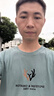 雾卡【棉T3件装】短袖t恤男衣服圆领宽松潮印花T恤男青年大码夏季休 小鹿角雾蓝+EXP湖蓝+大R卡其 L 建议115-130斤 实拍图
