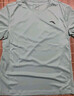 安踏（ANTA）冰丝速干短袖t恤男2025春夏季男士凉爽透气弹力跑步健身运动服饰 -8男装灰【冰丝速干】 XL /180 适合140-160斤 实拍图