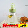 乐扣乐扣（LOCK&LOCK）大肚杯儿童吸管直饮两用杯子学生大容量水杯外出便携水壶1.1L绿色 实拍图