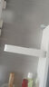 客丽（KOLEE） 免打孔卫生间浴室置物架壁挂式厕所洗漱台化妆品玻璃镜前收纳 奶油白-20cm 实拍图