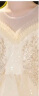 mlgt法国风潮童装官方品牌店 女童礼服公主裙夏季花童主持儿童演出服 A款白色（配皇冠） 120cm 晒单实拍图