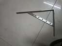 汇乐斯 加厚不锈钢三角支架承重墙壁层板托墙上置物架托架墙面隔板支撑 重型加厚16寸【2支装】 实拍图