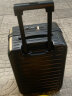 POLOMEISDO英国保罗行李箱小型登机箱前开盖手提密码拉杆箱大容量旅行箱 1355A黑色 拉链 20英寸 可登机/短途/商旅两用 晒单实拍图
