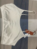 金三塔抹胸带胸垫防走光时尚打底吊带抹胸运动裹胸 白色有胸垫 L(165/88A) 实拍图