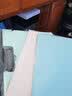 西语莫兰迪文件夹板a4时尚折页板夹学生用试卷资料整理夹书夹子写字垫板商务办公硬壳档案夹会议合同夹 【横款组合】粉+绿+蓝/3个装 实拍图