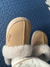 朴西居家情侣短绒棉拖鞋女秋冬家居室内防滑拖鞋厚底保暖加绒棉拖 卡其色 38-39 实拍图
