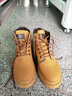 昌祥回力休闲鞋男鞋子男士秋冬季透气工装鞋百搭劳保鞋男大头皮鞋马丁鞋靴 MD-MD02黄棕 41 实拍图