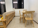 木缇森北欧实木沙发客厅现代简约家具组合套装小户型两用沙发坐垫可拆洗 1+2+3+长茶几+方几*2+电视柜 实拍图