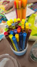 得力(deli)24色可洗水彩笔 六角细杆儿童画画彩色涂色颜色笔文具 收纳筒学生礼物五一出游六一儿童节 晒单实拍图