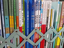 【开学必备】三年二班 励志文字书立伸缩大号简约阅读立书架书夹学生用桌面书本收纳折叠简易书挡板 相信自己-浅豆绿 实拍图