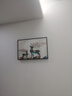 柳莺花燕免打孔电表箱装饰画现代简约客厅餐厅挂画电闸箱配电箱遮挡壁画 幸福麋鹿 60X40遮挡50X30表箱 上掀款 实拍图