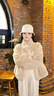 妙奕嘉毛毛外套女冬季衣服女装女士棉服2024年新款高级感棉袄冬装小个子 软糯毛毛杏色外套 M 【建议100-120斤】 实拍图